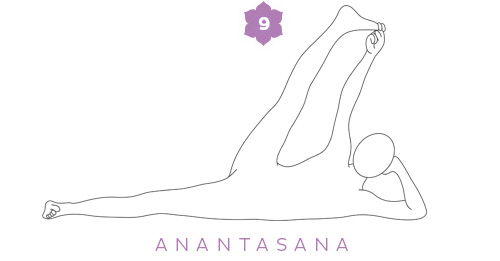 Anantasana - Sequenza yoga per il mal di schiena