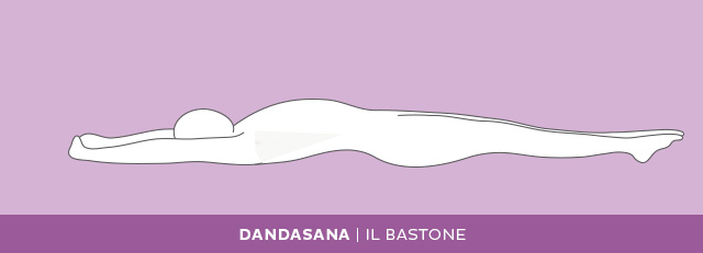 Come eseguire la posizione del bastone, Dandasana