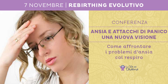 Conferenza su ansia e rebirthing Evolutivo a Cesena