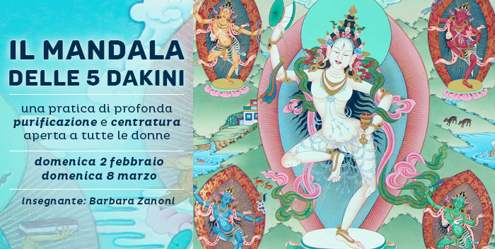 8 marzo: il Mandala delle 5 Dakini