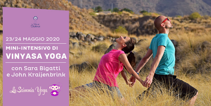 Mini intensivo di vinyasa yoga con Sara Bigatti - La Scimmia Yoga - maggio 2020 a Cesena